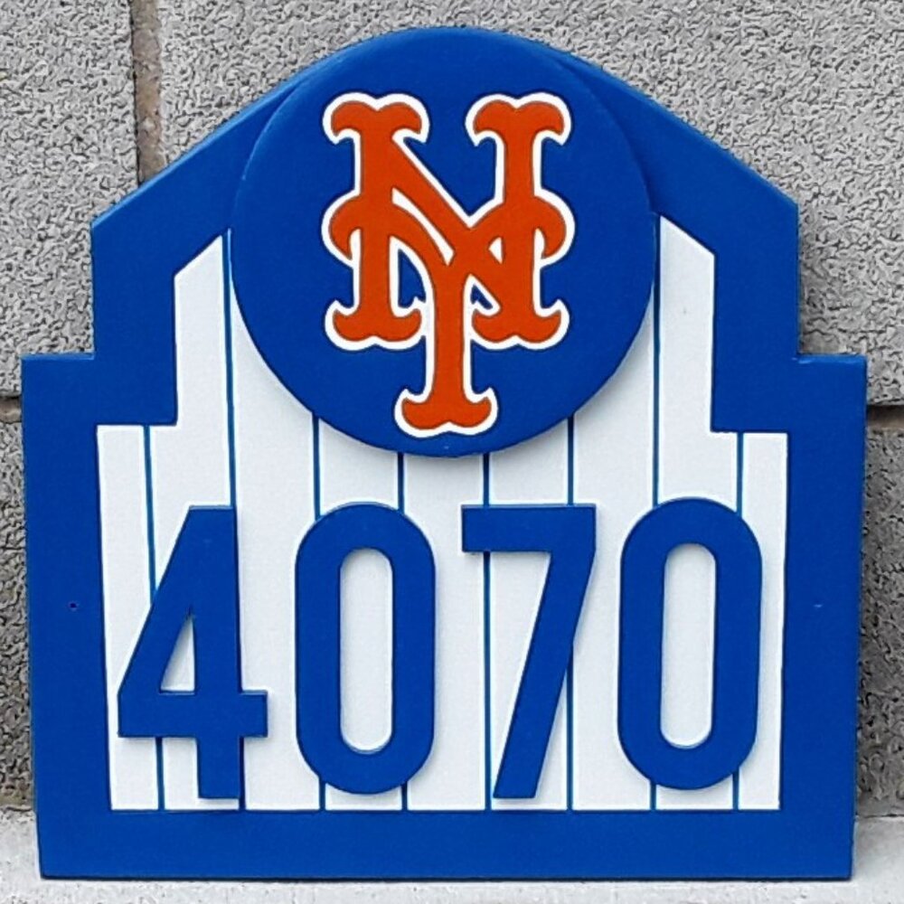 New York Mets Address Sign for your home (with your address FREE SHIPPING